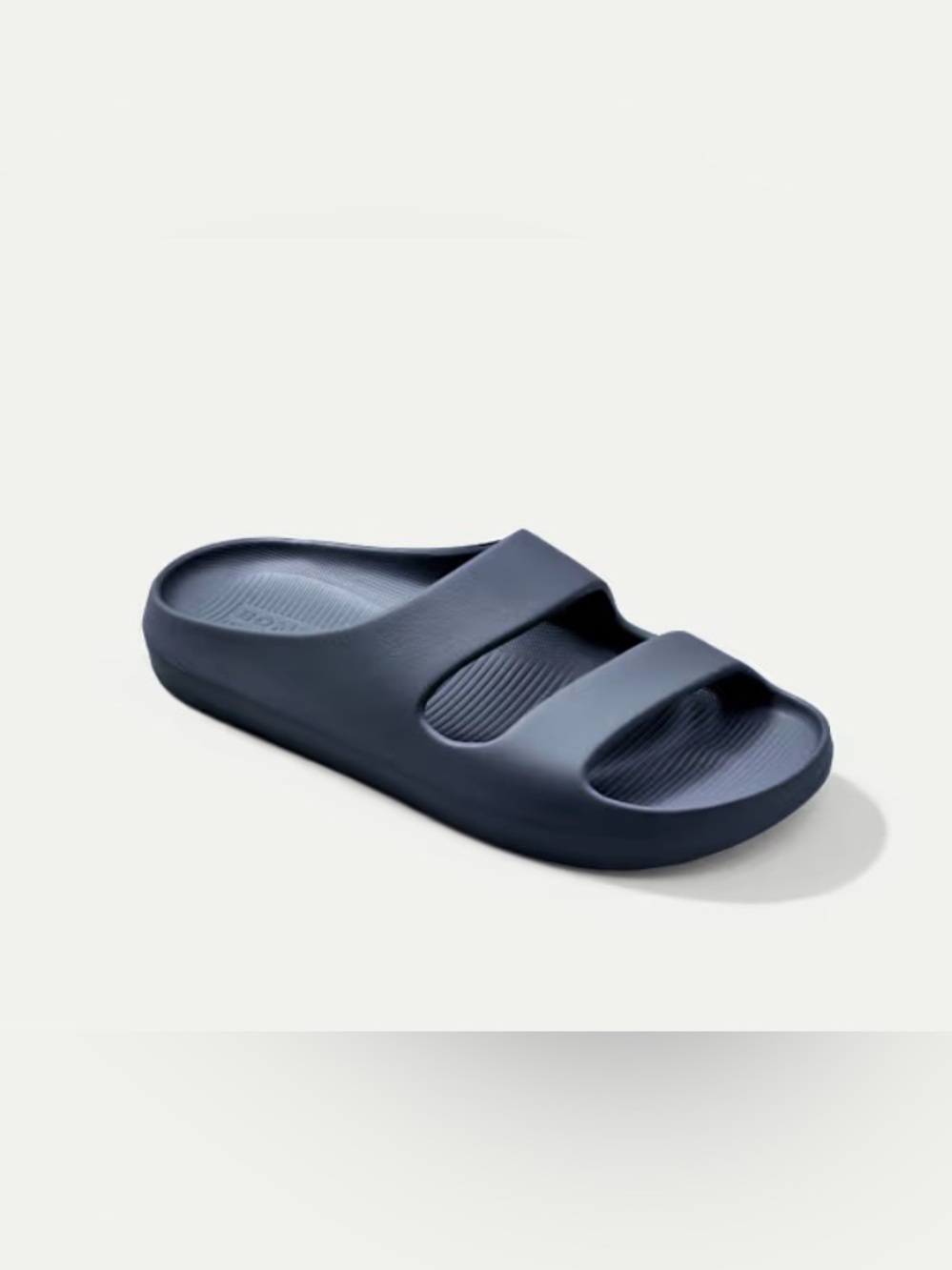 BOMBAS FRIDAY SLIDE SANDAL SLIP ON COMFORT ATHLEISURE NAVY WOMENS SZ 9 (8.5-9)